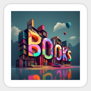 Dark Books Sticker